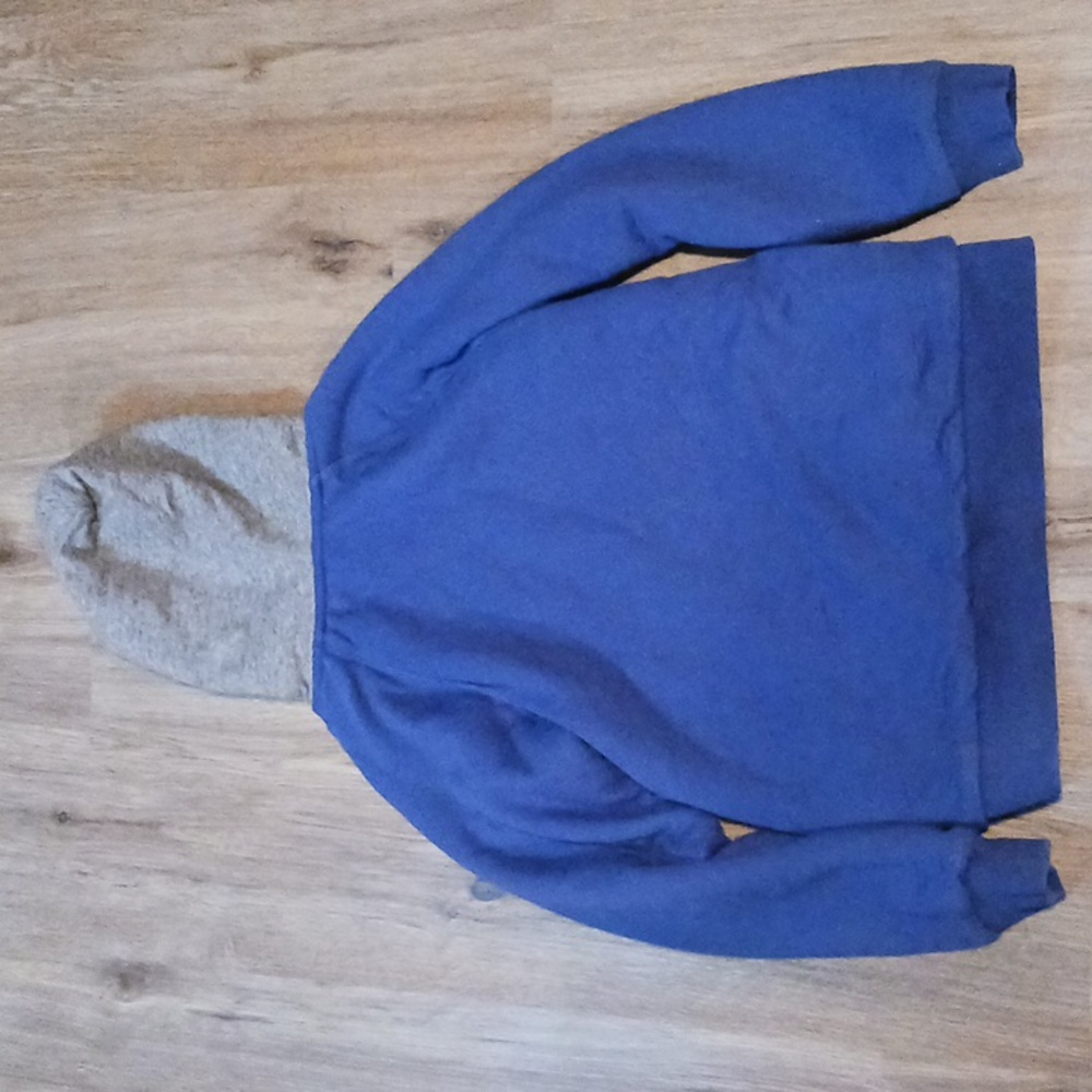 9/10 Mini Boden Blue and Green Dinosaur Hoodie - Picture 7 of 7